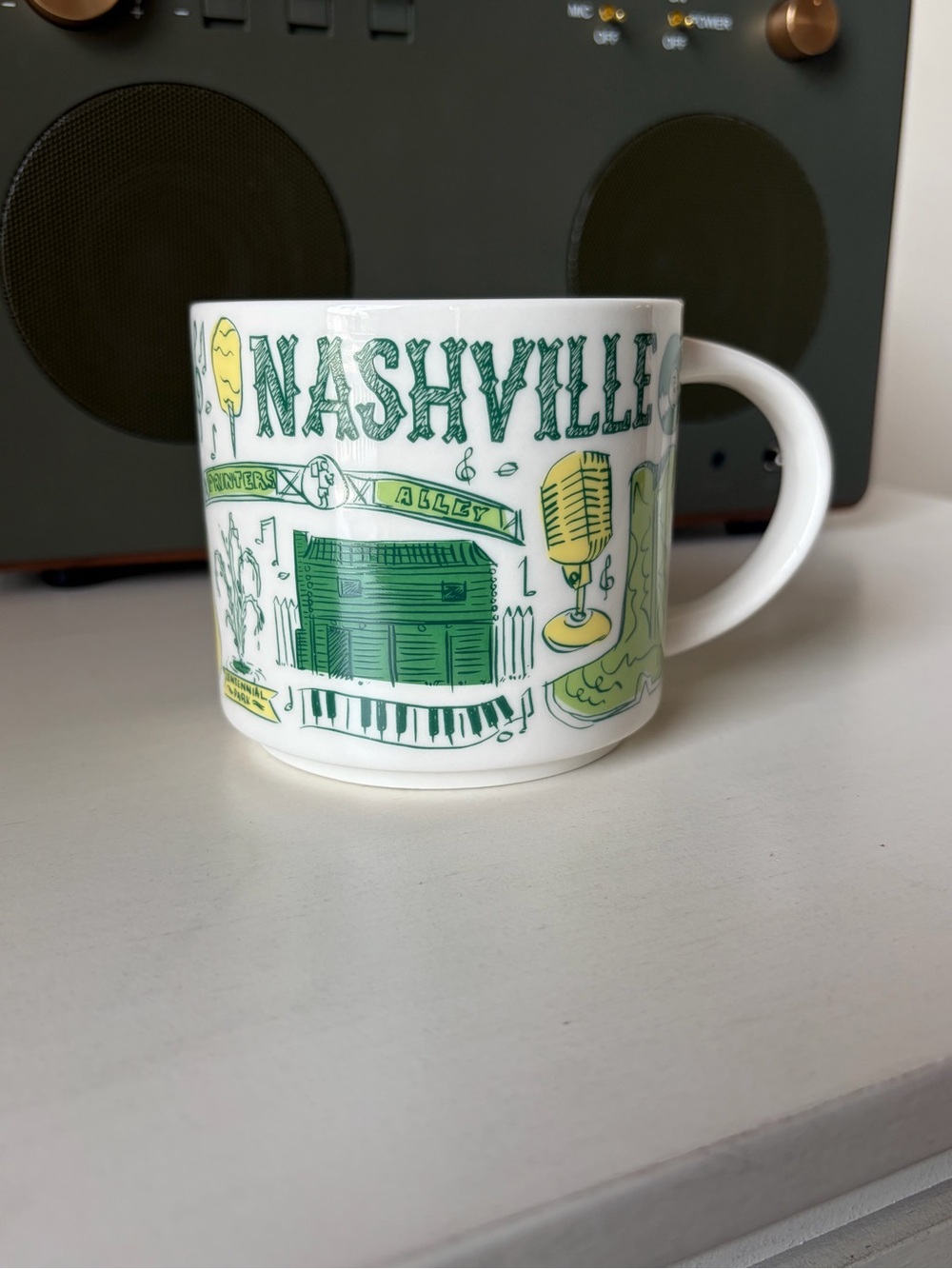 Starbucks "Been There Series" Nashville coffee mug, 12oz